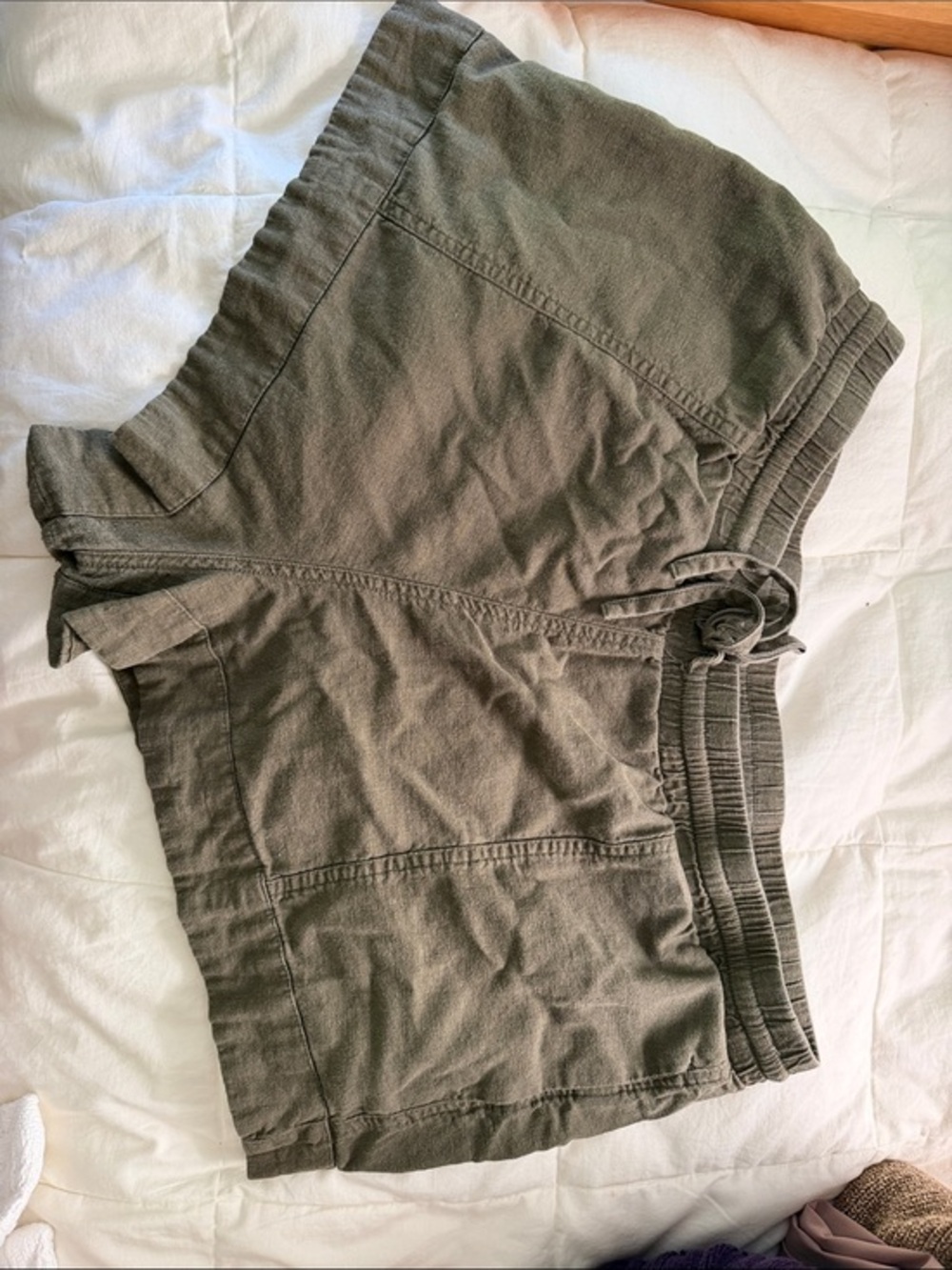 Universal Thread Olive Green Elastic Waist Shorts